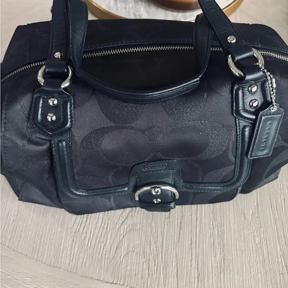 Coach Black Satchel Bag - Picture 13 of 16